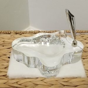 Crystal Desk Pen & Clip Holder Managers Set